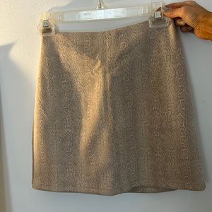 NWT Snake Print mini skirt